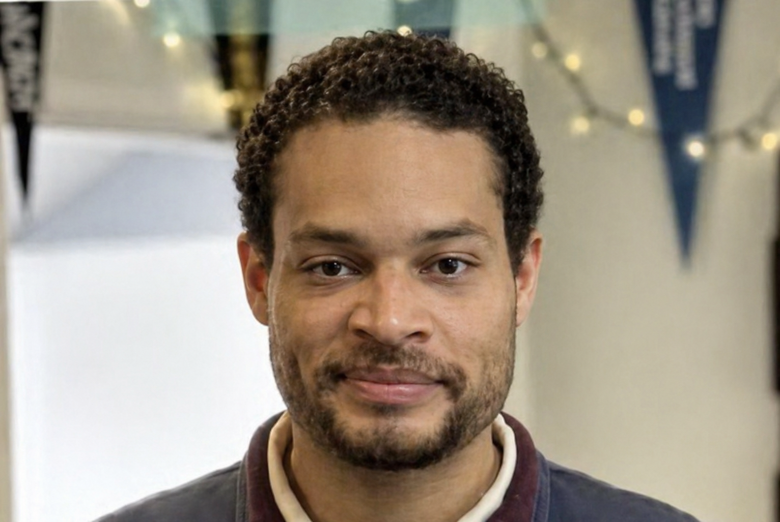 Man with facial hair