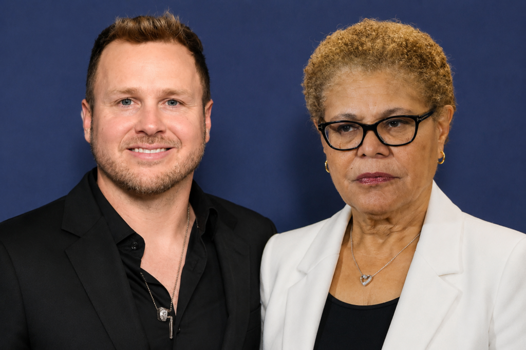 Spencer Pratt and Karen Bass