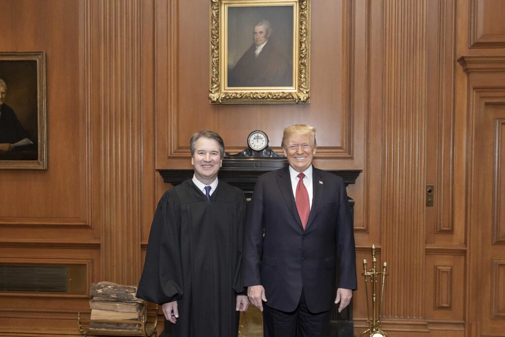 Brett Kavanaugh and President Trump