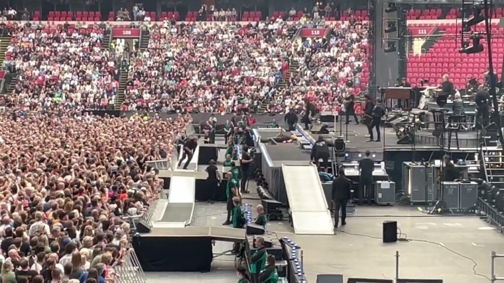 Bruce Springsteen at concert