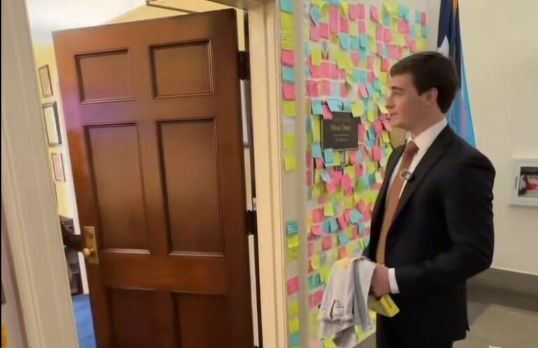 Nick Shirley at Ilhan Omar's office