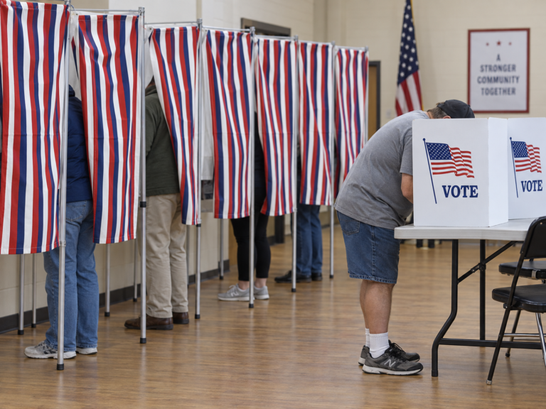 Voting booths