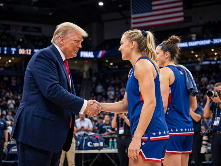 President Trump speaking during an Ohio rally