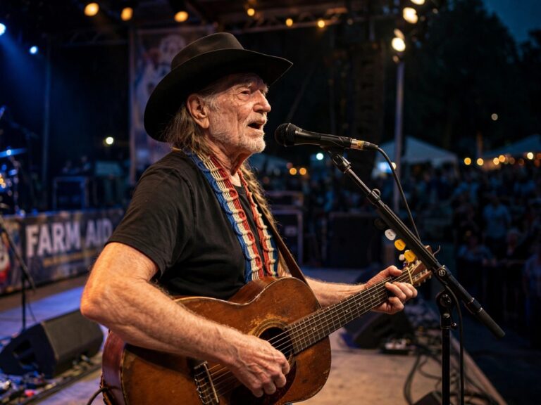 Willie Nelson in a cropped and enhanced photo used for a story about the Texas Senate endorsement
