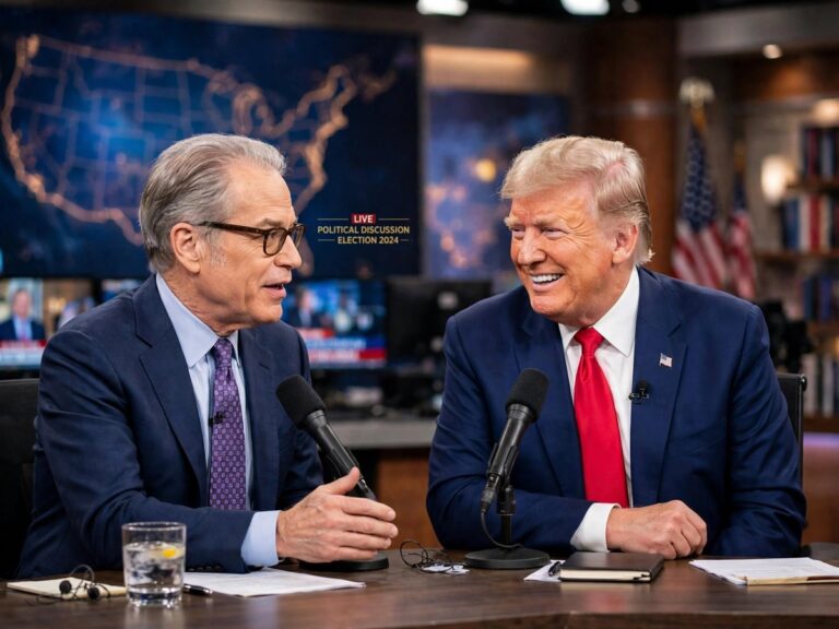 President Trump and Bill Maher