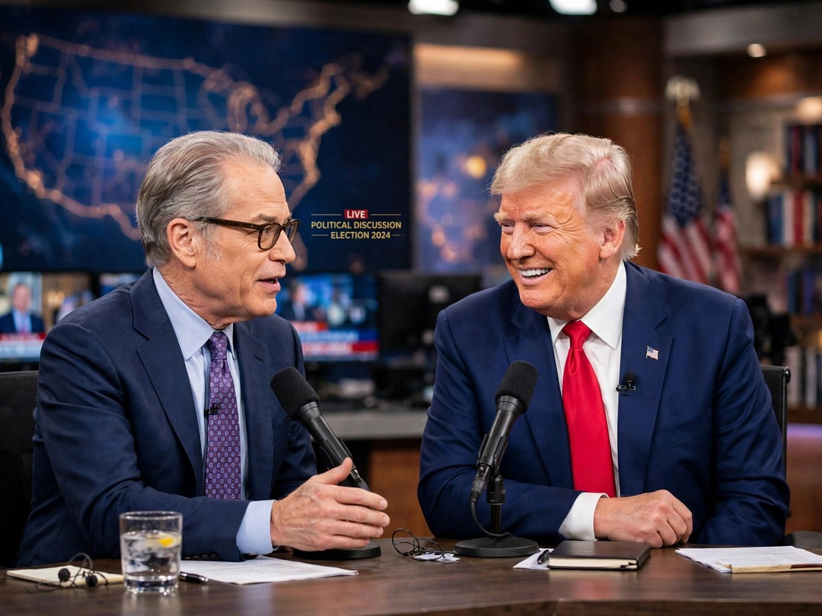President Trump and Bill Maher